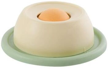 United Interactive Cat Puzzle Feeder Rotating Slow Feeder Cat Bowl Treat Dispensing Toy For Mental Enrichment yellow
