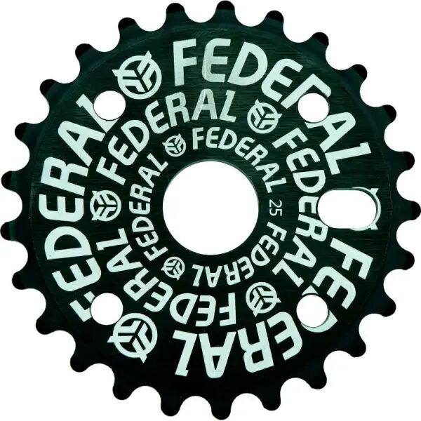 Federal Logo Solid BMX Sprocket (Schwarz - 25T)