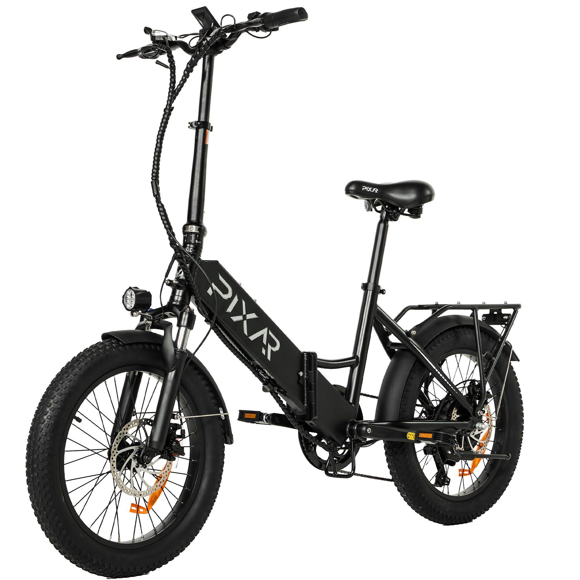 E-Bike Wind 20''× 3'' Zoll Fat Tire Elektrofahrrad, 500Wh 48V Akku Heckmotor, 500 Wh, Kompaktes Elektroroller mit 250W Motor und bis zu 70 km Reichwei