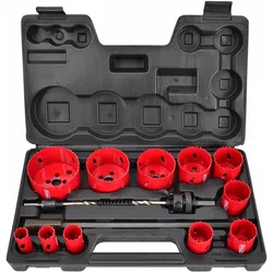 Awtools, Lochsäge, Bimetallbohrer-Set 15-tlg. 19-76 mm
