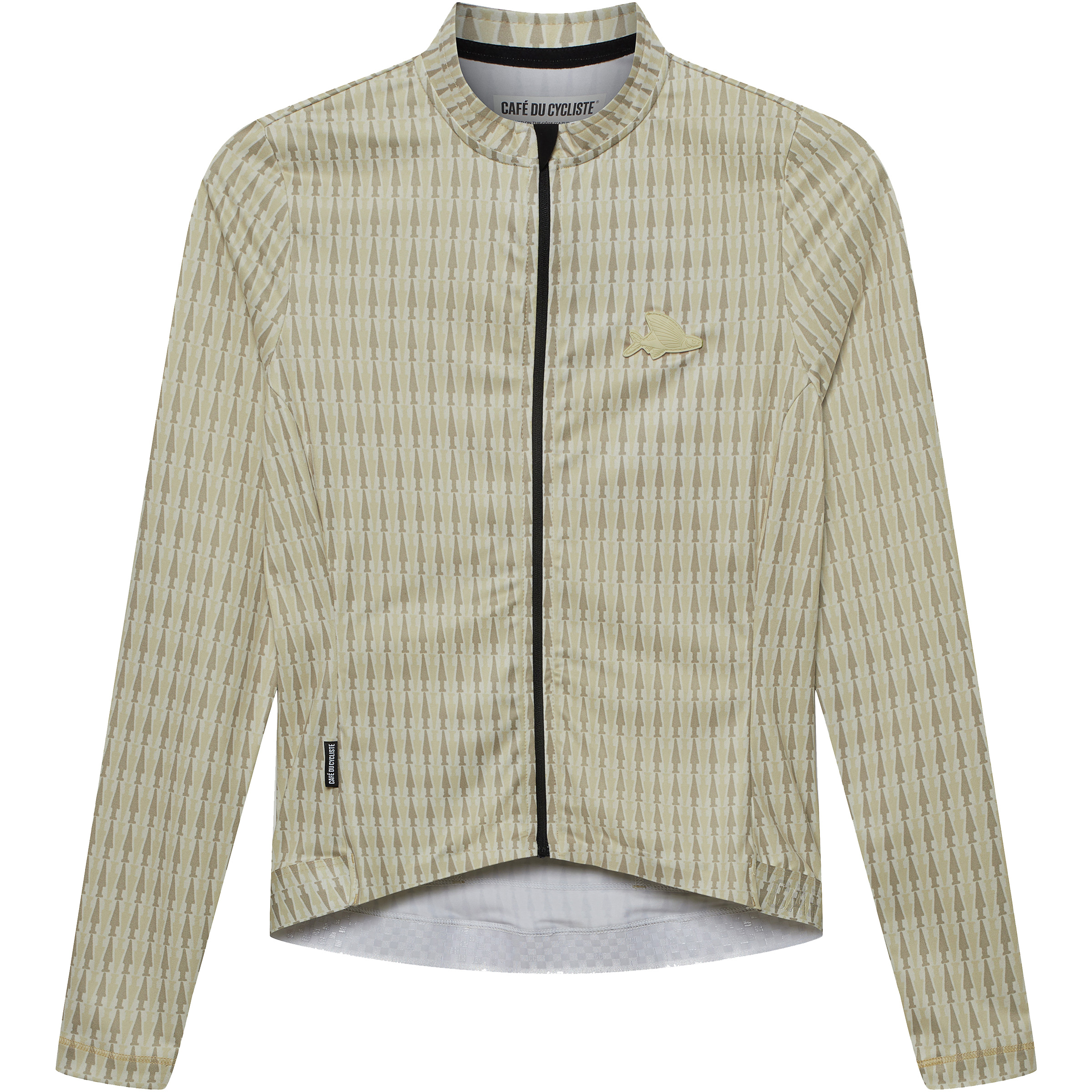 Café Du Cycliste Constance LS Trikot Herren Radtrikots beige Größe XL Rennrad Elastisch