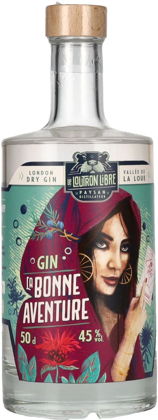 Le Loutron Libre La Bonne Aventure London Dry Gin 45% Vol. 0,5l