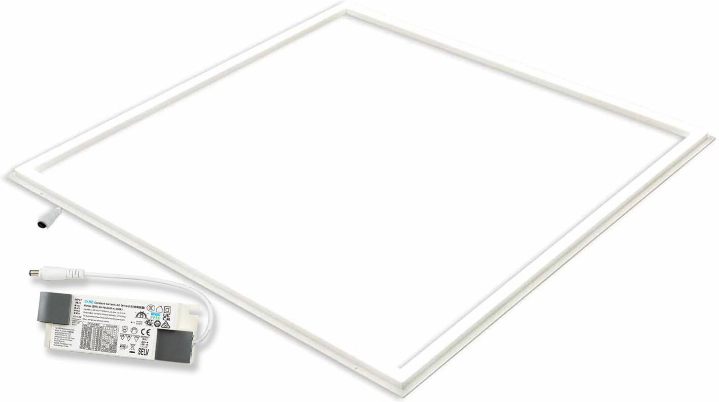 Isoled Led Panel Frame 600, 40w, Neutralweiß, Powerswitch 21-40w
