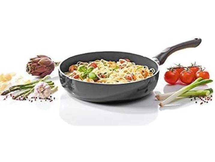 Krüger Aluminium Schmorpfanne Venezia Ø 28 cm Induktion Antihaft