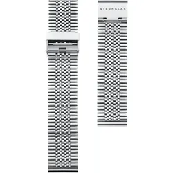 STERNGLAS - STRAP - SuperSlim - silber pvd beschichtet / 20 MM