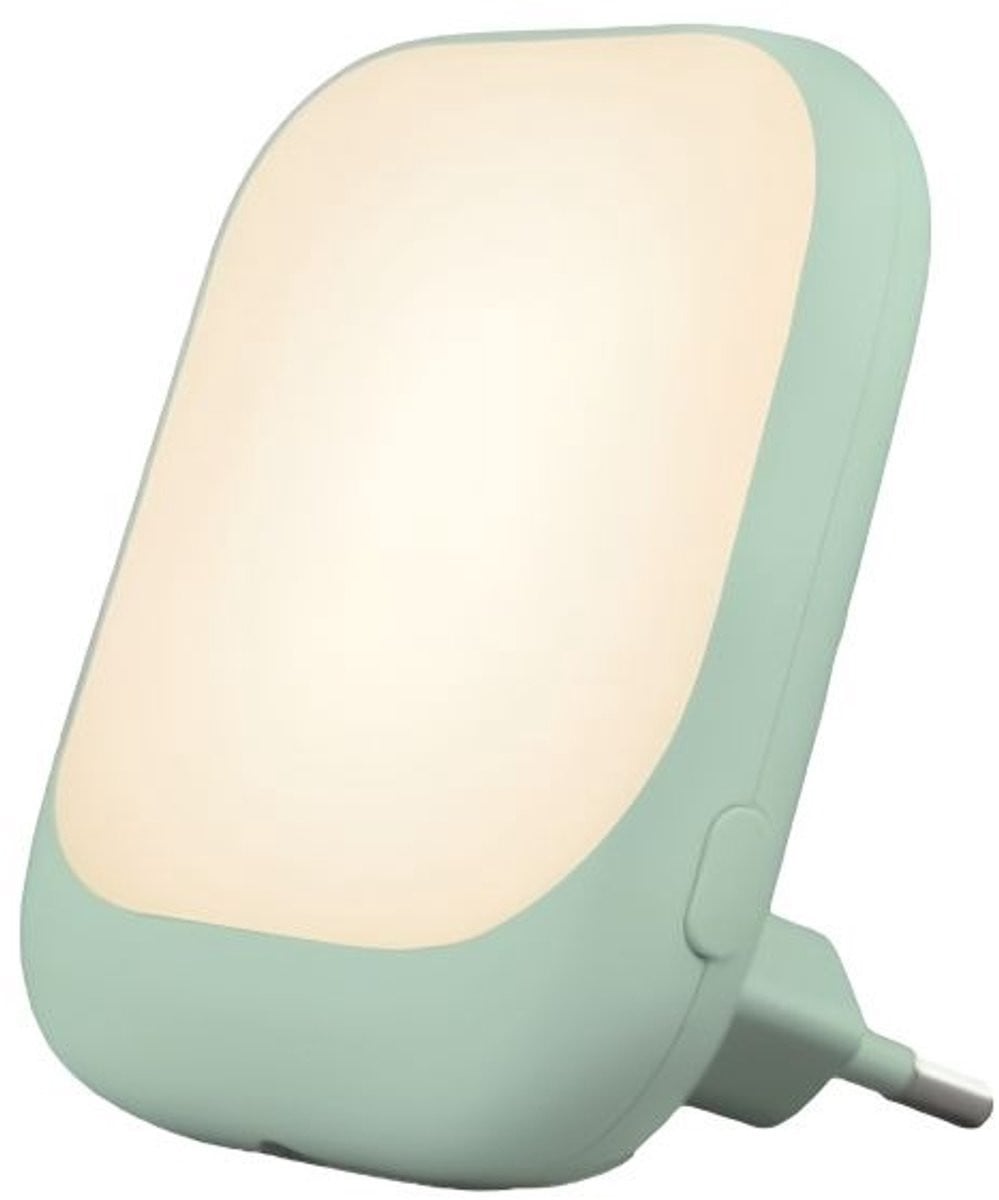 Zazu Automatisch Led Nachtlampje voor baby's en kinderen in Mint Groen
