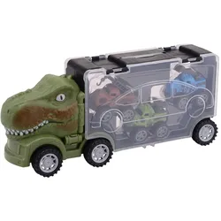 Johntoy Dino-Lagerwagen mit 3 Dino-Autos
