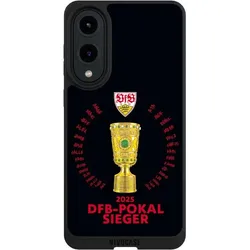 Nivocase Handyhülle für Samsung Galaxy S25 Edge Hülle NIVOpure Case Schwarz Offizielles Lizenzprodukt Pokal (Samsung Galaxy S25 Edge), Smartphone Hülle, Schwarz