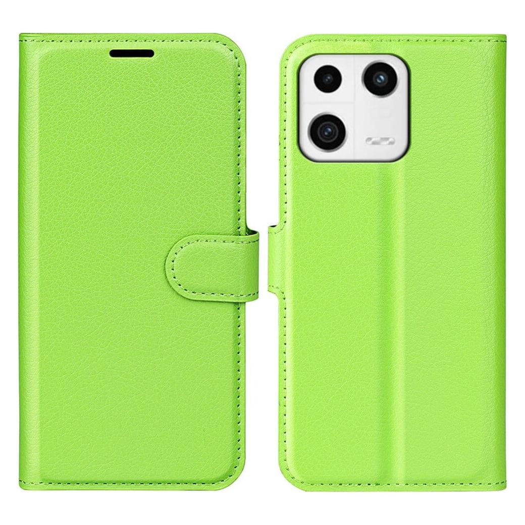Cover-Discount Xiaomi 13 - Leder Etui Hülle grün (Xiaomi 13) (660129918C)