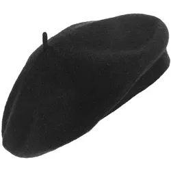 Kinder-Baskenmütze, schwarz