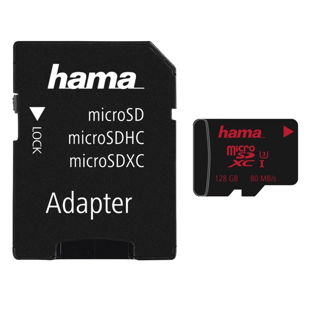 Hama 213116 MicroSDXC Speicherkarte 128 GB Class 3 (U3) Klasse 3 00213116