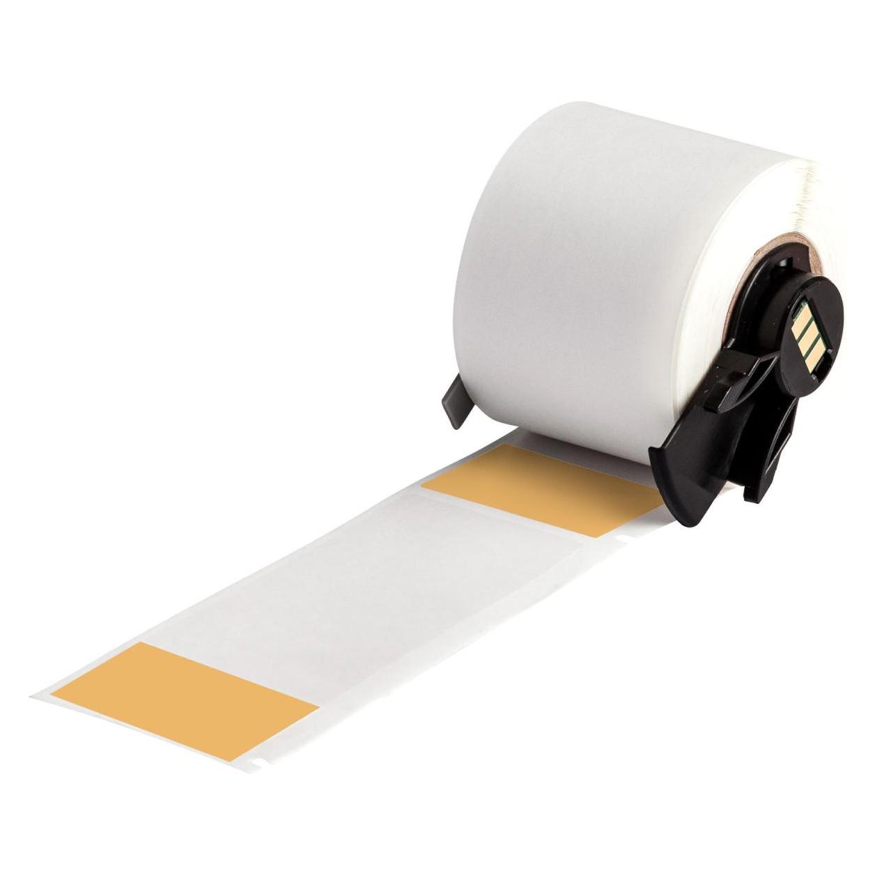 Brady M6-33-427-OR, Vinyl, selbstlaminierend, Orange/Transparent, matt, 38.10 x 25.40(101.60) mm (46.02 mm) (M6-33-427-OR)