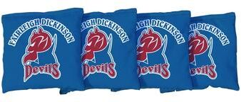 Skip's Garage FDU College at Florham Devils Blue Cornhole Bags