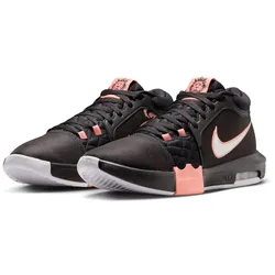 NIKE LeBron Witness VIII Basketballschuhe Herren 001 - black/white-apricot agate 47