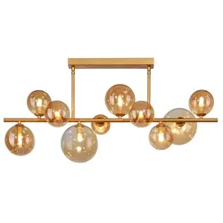 Paul Neuhaus Deckenleuchte Popsicle Glas Gold