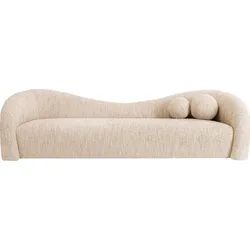KARE DESIGN Sofa Livia 88036 Stoff Beige Creme 2-Sitzer