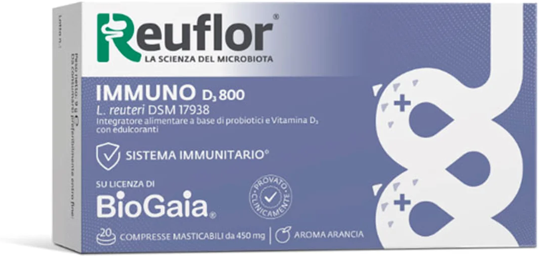 ITALCHIMICI SpA Reuflor D3 800, 20 compresse