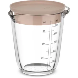 MEPAL Chef It Messbecher mit Deckel 500ml - beige