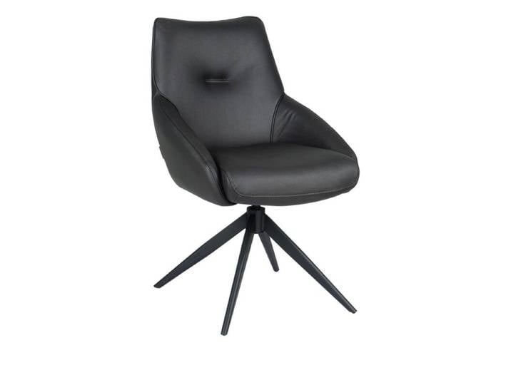 Louming Manon Esszimmerstuhl mit Dreh- und Rückholfunktion Esszimmer, elegantes Design, pflegeleichter Bezug, praktische Drehfunktion, robustes Metallgestell Drehfunktion, Rückholfunktion Modern, Zeitlos