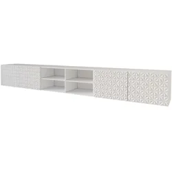 LOWBOARD VIRA-W 3x100x40x40 cm - Weiß