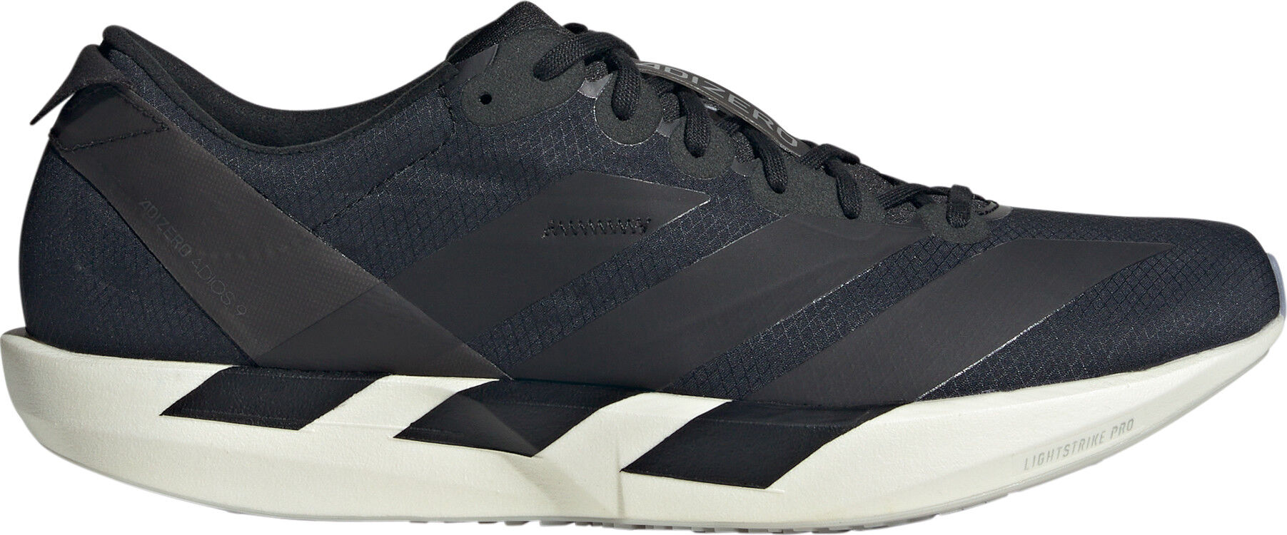 Adidas Men's Adizero Adios 9 Black/Black/Iron Mint 46