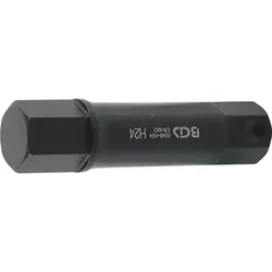BGS Bit Länge 100 mm Antrieb Außensechskant 22 mm Innensechskant 24 mm - 5246-H24