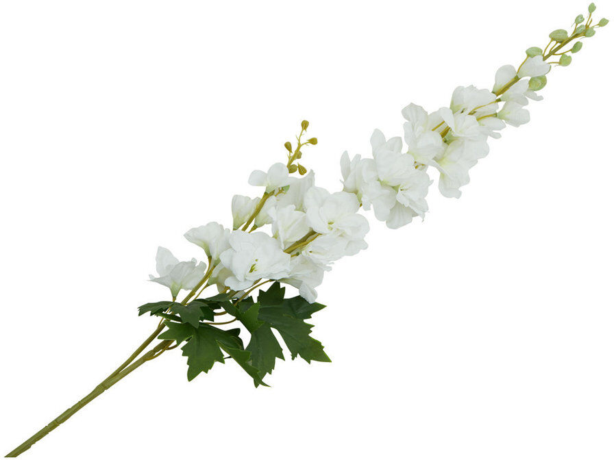 The Seasonal Aisle Fiori Delphinium Arrangement White 90cm H X 18cm W X 10cm D