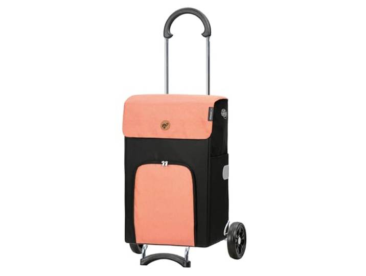 ANDERSEN Einkaufstrolley - Scala Shopper Ipek Ib apricot 49 L Einkaufswagen,isoliert,Kühltasche, klappbar, leichtgängig, leise Räder