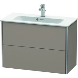 Duravit Waschtischunterschrank wandhängend „XSquare“ 81 × 56 × 38,8 cm Basalt Matt