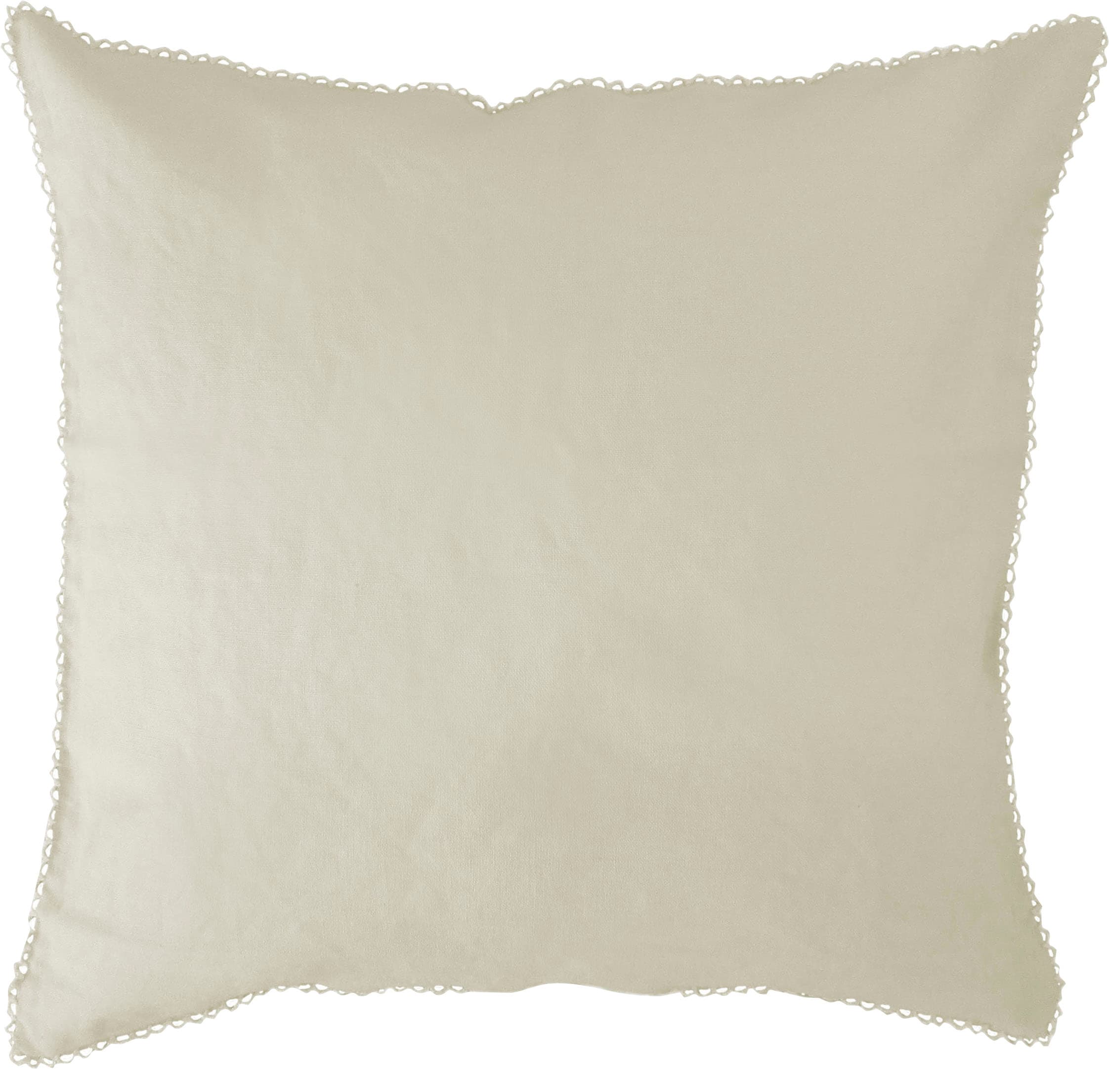 Kissenbezug FLEURESSE "Provence", beige (leinen), B:40cm L:40cm, Leinen, Obermaterial: 50% Baumwolle, 50% Leinen, Kissenbezüge, Kissenbezug, Leinen, Premium Qualität, kühlende Stoff leinen B/L: 40cm x 40cm, 2 Stk., Leinen