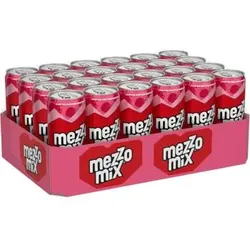 Mezzo Mix Himbeer Romanze Limited Edition Erfrischungsgetränk 24x250ml