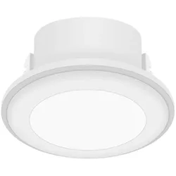 Nordlux LED Decken-Einbauleuchte ELKTON 8, Ø 8.2cm, 5.5W 2700K 350lm 120°, 3-Stufen-MOODMAKER Schaltung, Weiß NORD-47520101