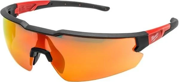Milwaukee Zubehör 4932498548 Schutzbrille Enhanced - Rot verspiegelte Scheibe (54446012)