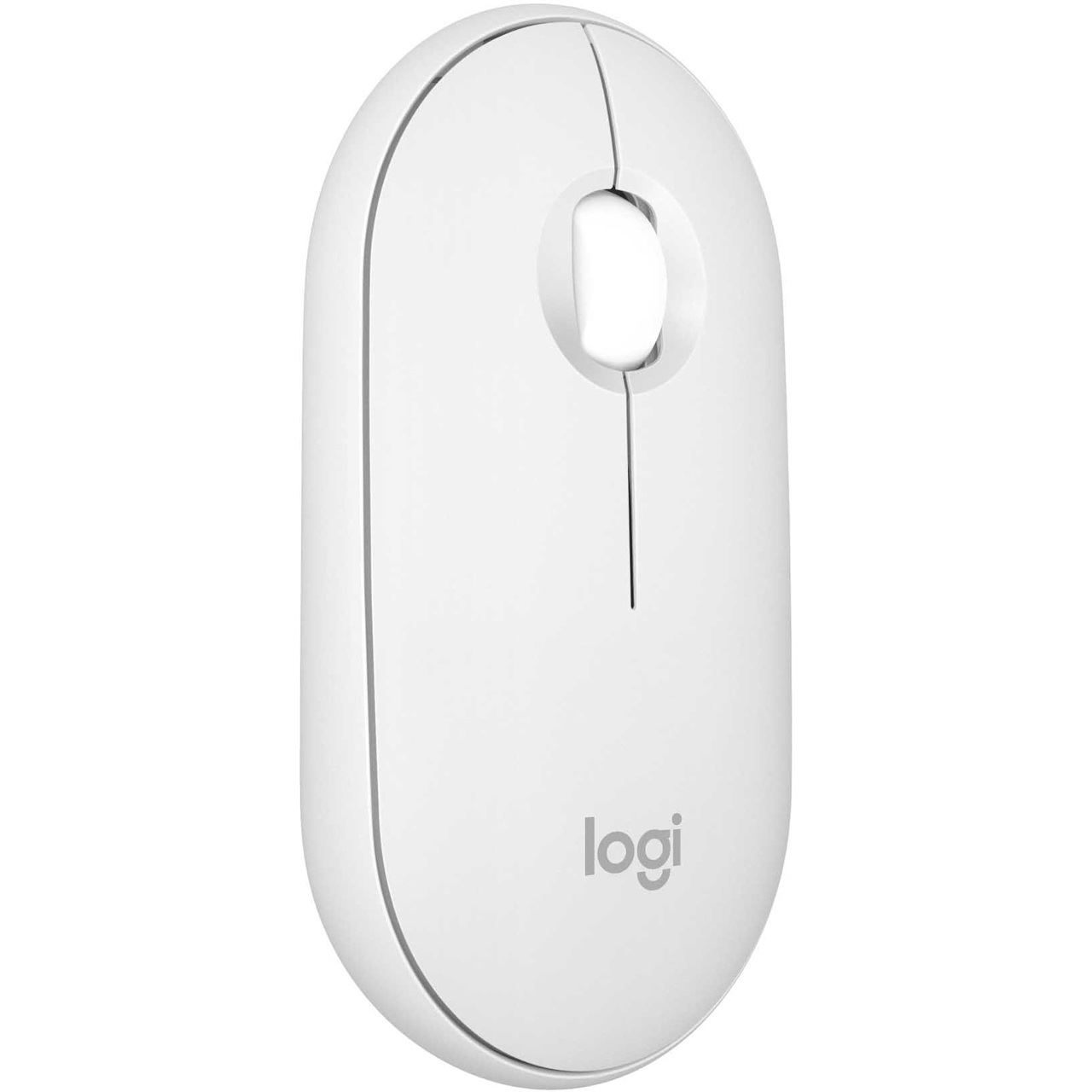 Logitech M350s Pebble Mouse 2 USB 2.4GHz Bluetooth weiß (kabellos)