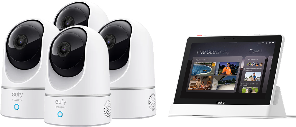 Anker eufy Innenkamera E220 (4er-Set) mit Smart Display E10