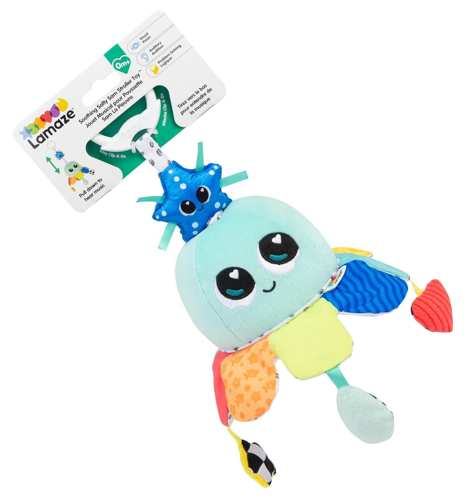 Lamaze Zoutzakje Sam - Speelgoed voor kinderwagens