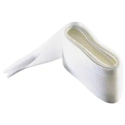 Flex Kabelkanal mit Klett, 2m lang, Polyester, Nylon, weiß - Breite: 32mm