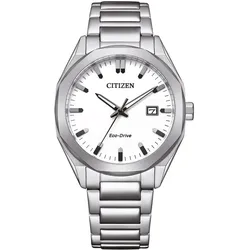 Citizen BM7620-83A Eco-Drive Solar Herrenuhr Stahl/Weiß