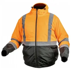 Högert Gefütterte Warnschutzjacke Oker" Orange L"