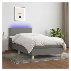vidaXL, Boxspringbett, Gamisus (Flach mit Nägeln) (80 x 200 cm)