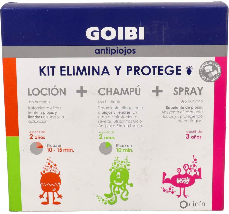 goibi Antipiojos Elimina Champú + Loción + SprayKit
