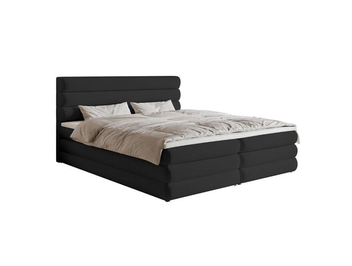 Kontinentales Bett 160x200 cm Alegre mit Topper und zwei