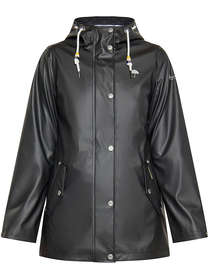 Schmuddelwedda Regenjacke in Schwarz - L
