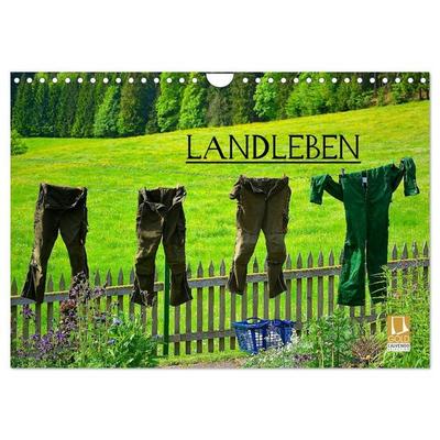 Landleben (Wandkalender 2027 DIN A4 quer), CALVENDO Monatskalender