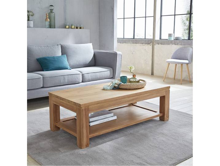 Table basse en teck massif