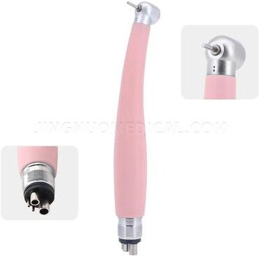 Uplifted Finds Professional Pink High Speed Dental Handpiece pink 4 Hole No Led