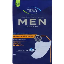 Tena Men Active Fit Level 3 Inkontinenz Einlagen 16 ST