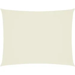 vidaXL Sonnensegel Oxford-Gewebe Rechteckig 3,5x5 m Creme