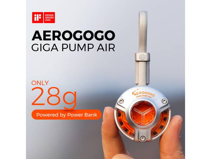 Pompe à air ultra-légère Aerogogo Giga Pump Air 28g, mini pompe à air portable, pompe pour tapis autogonflant de camping, pompe à tube 1oz, gonfleur sans fil ultra-petit, pour randonnée et jeux
