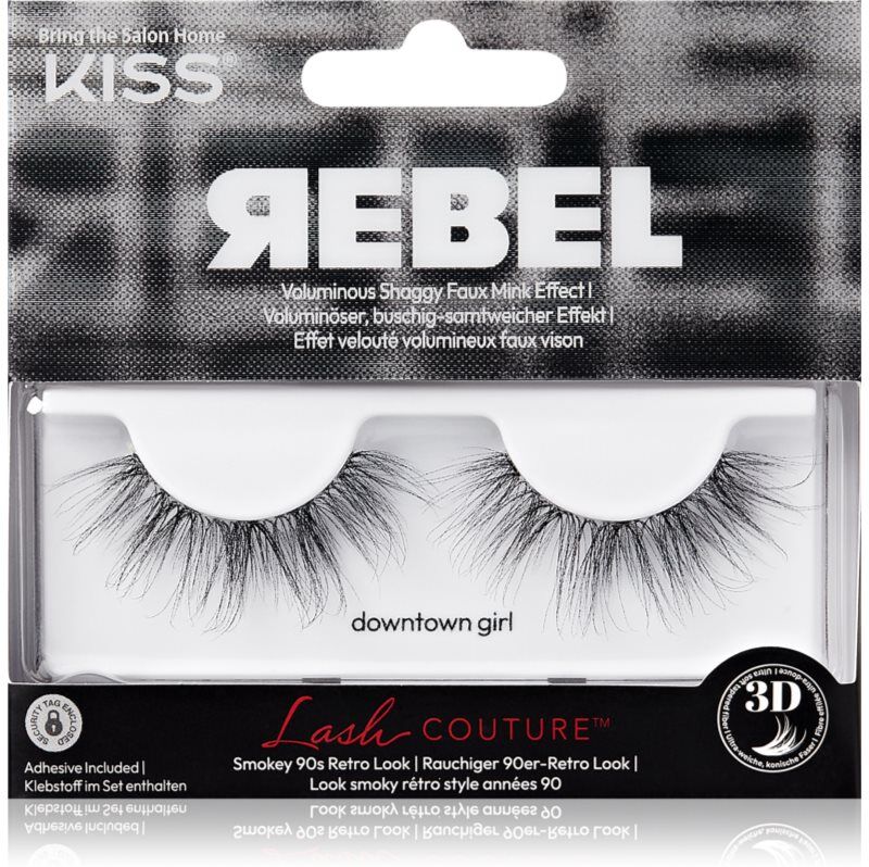 Kiss Rebel faux-cils Downtown Girl 1 une paire de
